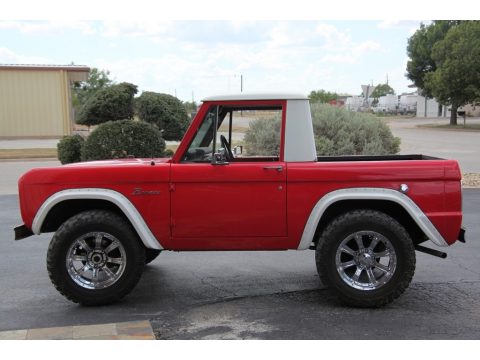 Red Ford Bronco Sport Wagon.  Click to enlarge.