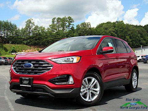 Rapid Red Metallic Ford Edge SEL.  Click to enlarge.