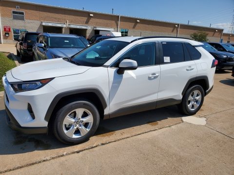 Super White Toyota RAV4 XLE AWD. Click to enlarge. Super White Toyota RAV4 XLE AWD. Click to enlarge.
