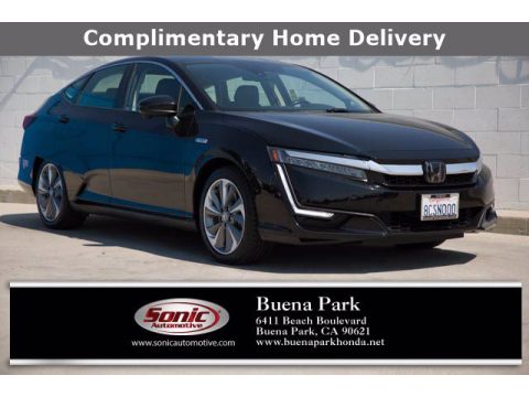 Crystal Black Pearl Honda Clarity Touring Plug In Hybrid.  Click to enlarge.