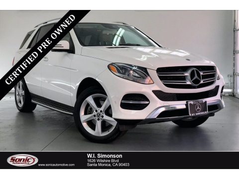 Polar White Mercedes-Benz GLE 350.  Click to enlarge.