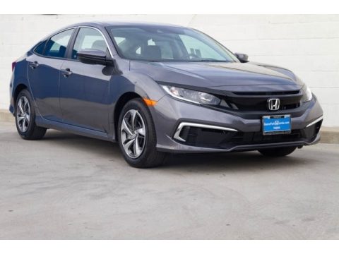 Modern Steel Metallic Honda Civic LX Sedan.  Click to enlarge.