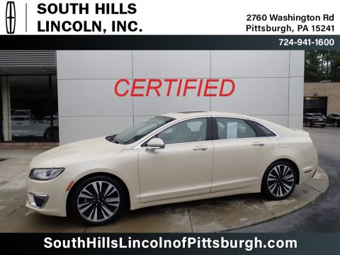 Ivory Pearl Lincoln MKZ Reserve AWD.  Click to enlarge.