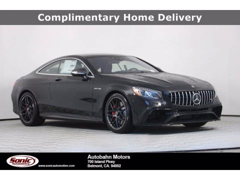 Obsidian Black Metallic Mercedes-Benz S 63 AMG 4Matic Coupe.  Click to enlarge.