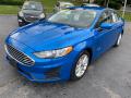Front 3/4 View of 2019 Ford Fusion Hybrid SE #2