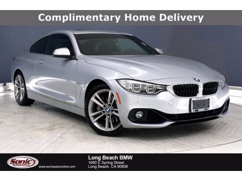 Glacier Silver Metallic BMW 4 Series 440i Coupe.  Click to enlarge.