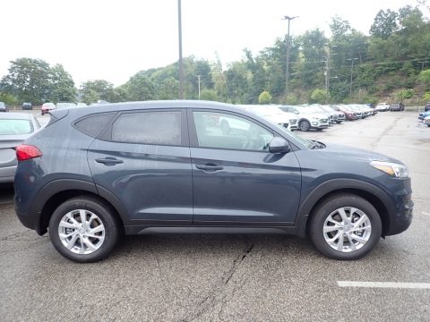 Dusk Blue Hyundai Tucson SE AWD.  Click to enlarge.