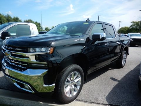 Black Chevrolet Silverado 1500 LTZ Crew Cab 4x4.  Click to enlarge.