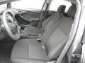  2016 Ford Focus Charcoal Black Interior #11
