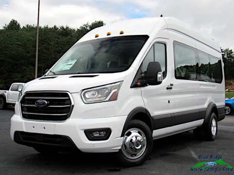 Oxford White Ford Transit Passenger Wagon XLT 350 HR Extended.  Click to enlarge.