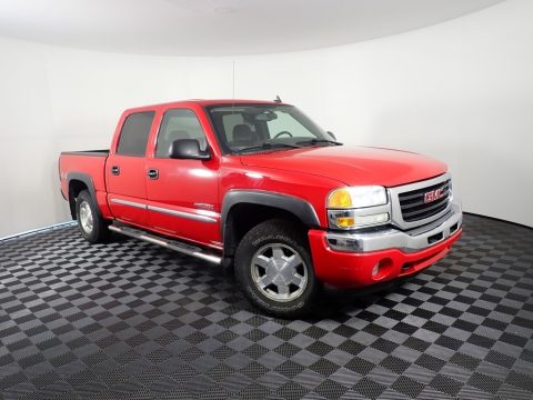 Fire Red GMC Sierra 1500 SLE Crew Cab 4x4.  Click to enlarge.