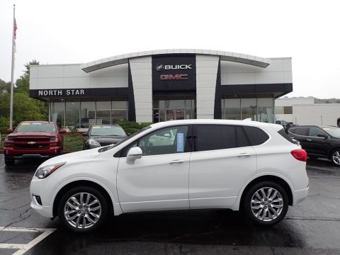 Summit White Buick Envision Premium II AWD.  Click to enlarge.