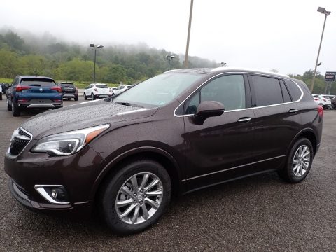 Espresso Metallic Buick Envision Essence AWD.  Click to enlarge.
