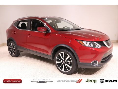 Scarlet Ember Tintcoat Nissan Rogue Sport SL AWD.  Click to enlarge.