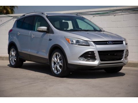 Ingot Silver Ford Escape Titanium 2.0L EcoBoost.  Click to enlarge.