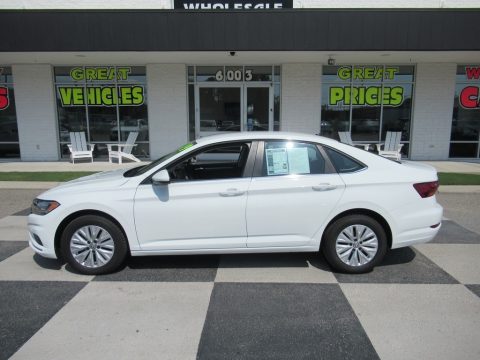 Pure White Volkswagen Jetta S.  Click to enlarge.