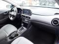  2019 Hyundai Kona Gray/Black Interior #16