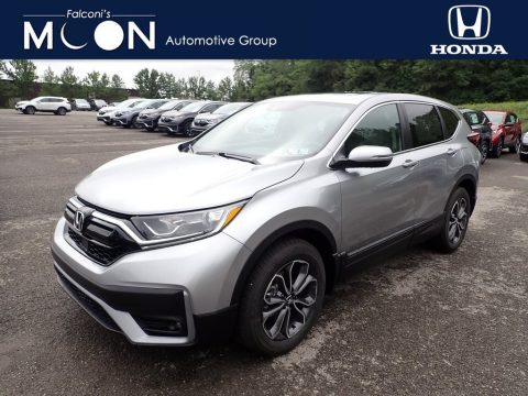 Lunar Silver Metallic Honda CR-V EX AWD.  Click to enlarge.