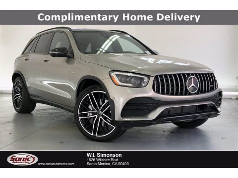 Mojave Silver Metallic Mercedes-Benz GLC AMG 43 4Matic.  Click to enlarge.