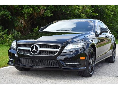 Black Mercedes-Benz CLS 550 Coupe.  Click to enlarge.