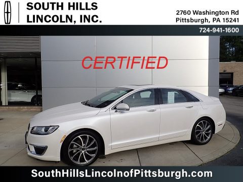 White Platinum Lincoln MKZ Reserve I AWD.  Click to enlarge.