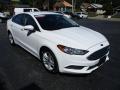 Front 3/4 View of 2018 Ford Fusion SE #5