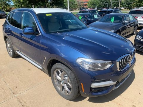 Phytonic Blue Metallic BMW X3 xDrive30i.  Click to enlarge.