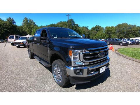 Agate Black Ford F350 Super Duty Lariat Crew Cab 4x4.  Click to enlarge.