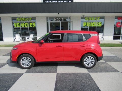 Inferno Red Kia Soul LX.  Click to enlarge.