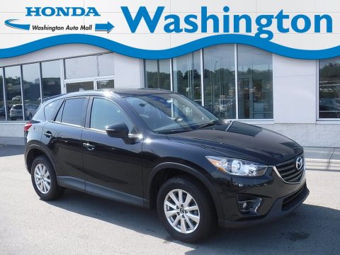 Jet Black Mica Mazda CX-5 Touring AWD.  Click to enlarge.
