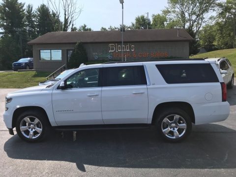 Summit White Chevrolet Suburban LS 4WD.  Click to enlarge.