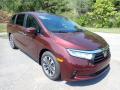 Front 3/4 View of 2021 Honda Odyssey EX-L #6