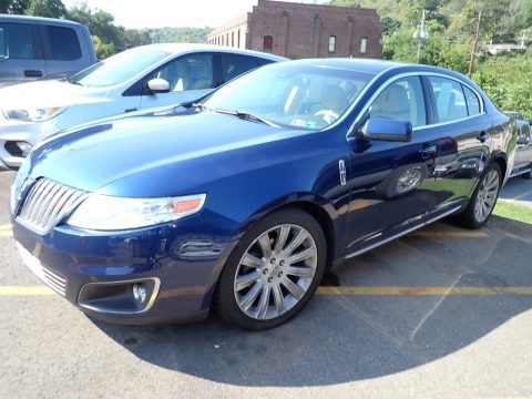 Dark Blue Pearl Metallic Lincoln MKS AWD.  Click to enlarge.