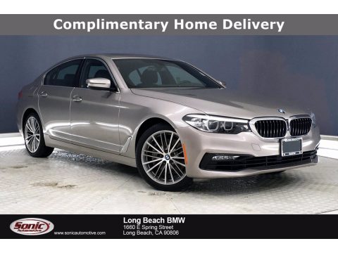 Cashmere Silver Metallic BMW 5 Series 530i Sedan.  Click to enlarge.