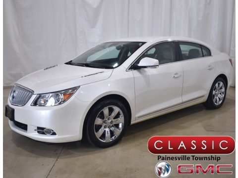 White Diamond Tricoat Buick LaCrosse AWD.  Click to enlarge.