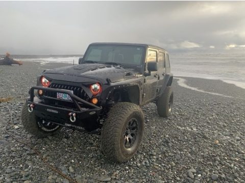 Black Jeep Wrangler Unlimited Sport 4x4.  Click to enlarge.