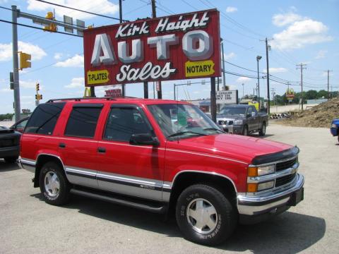Victory Red Chevrolet Tahoe LT 4x4.  Click to enlarge.