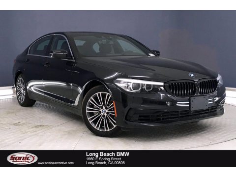 Jet Black BMW 5 Series 530i Sedan.  Click to enlarge.