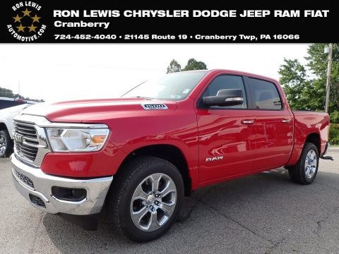 Flame Red Ram 1500 Big Horn Crew Cab 4x4.  Click to enlarge.