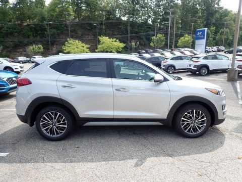 Stellar Silver Hyundai Tucson Limited AWD.  Click to enlarge.