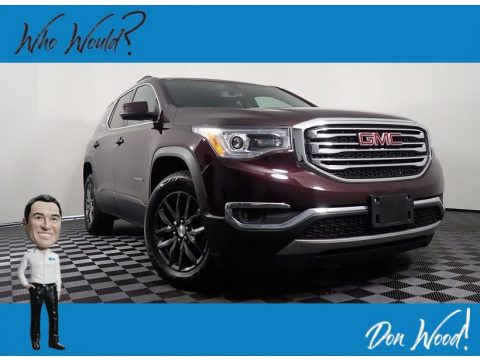 Black Cherry Metallic GMC Acadia SLT.  Click to enlarge.