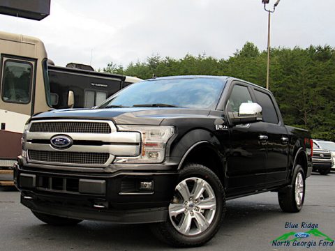 Agate Black Ford F150 Platinum SuperCrew 4x4.  Click to enlarge.