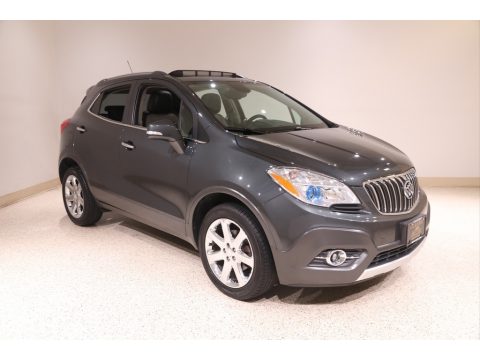 Graphite Gray Metallic Buick Encore Leather AWD.  Click to enlarge.