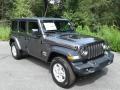 Front 3/4 View of 2021 Jeep Wrangler Unlimited Sport 4x4 #4