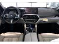  2021 BMW 5 Series Ivory White Interior #5