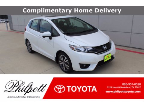 White Orchid Pearl Honda Fit EX.  Click to enlarge.