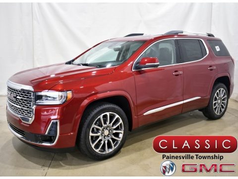 Cayenne Red Tintcoat GMC Acadia Denali AWD.  Click to enlarge.
