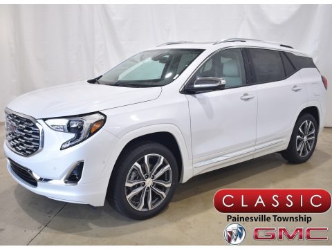 White Frost Tricoat GMC Terrain Denali AWD.  Click to enlarge.