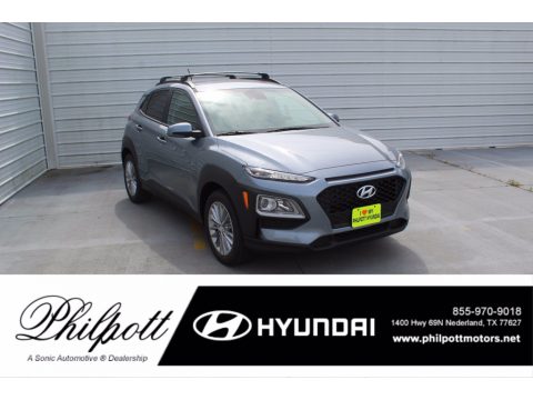 Sonic Silver Hyundai Kona SEL.  Click to enlarge.