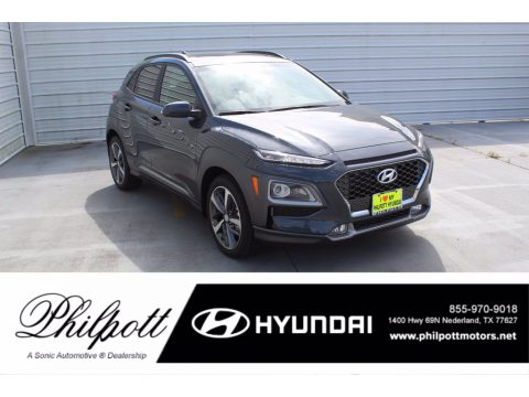 Thunder Gray Hyundai Kona Limited.  Click to enlarge.